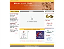 Tablet Screenshot of gogogroup.com